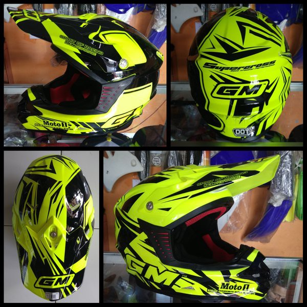 super seler HELM GM CROSS. FLUO MOTOCROSS SPIRIT OF RACING TRAIL ADVENTURE SUPERMOTO KLX KTM