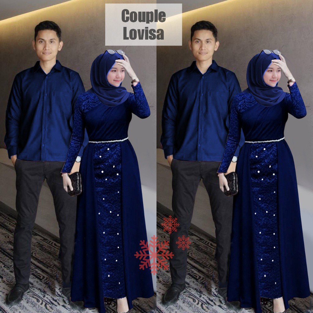 indobest CP LOVISA / COUPLE MUSLIM PRIA WANITA / PESTA GOOD QUALITY