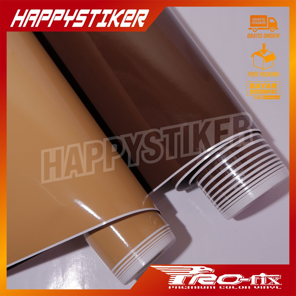 Sticker Skotlet Coklat / Sticker Brown / Skotlet Coklat tua / sticker coklat muda