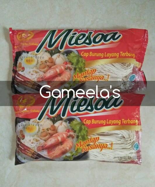 Miesoa Cap Burung Layang Terbang 130 Gr Halal Mui Misoa Miesua