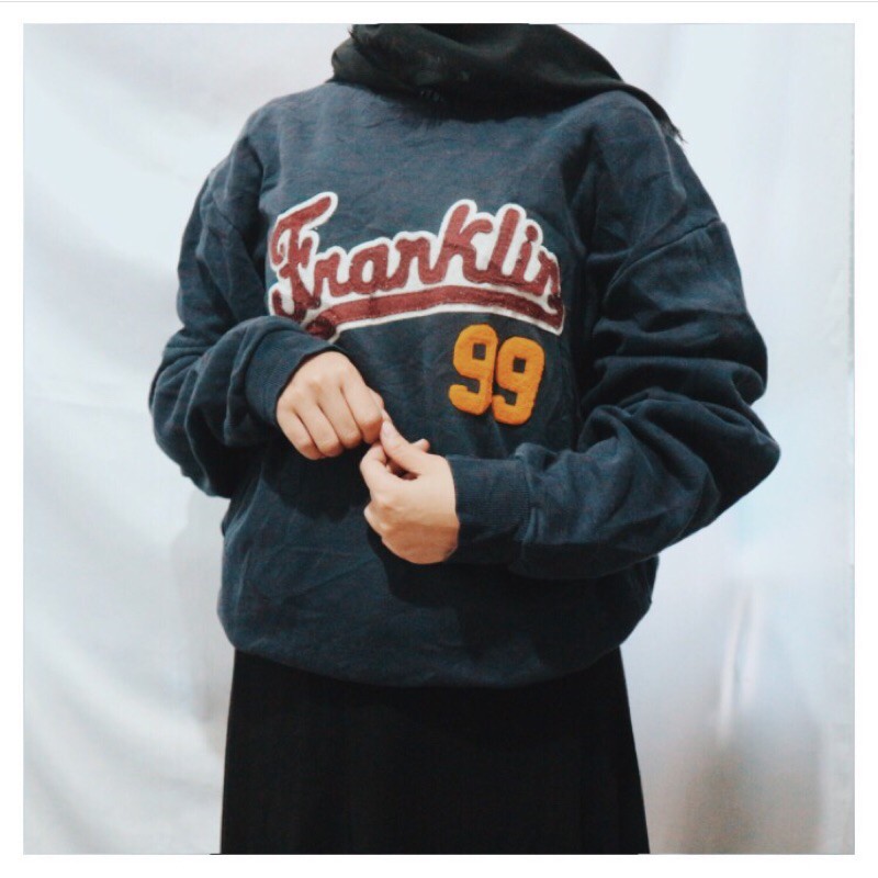 CREWNECK MURAH FRANKLIN/OWL/DONKEY