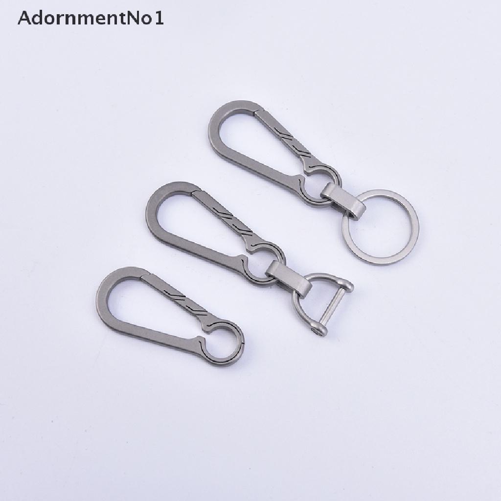 (AdornmentNo1) Gantungan Kunci EDC Bahan Titanium Alloy Untuk Outdoor