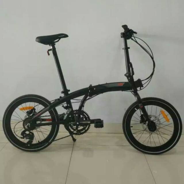 Sepeda lipat element Ecosmo Z8 hydraulic 2x8 speed