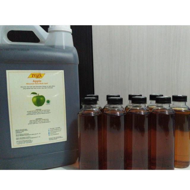 Toza Juice rasa Apel hijau refil 250ML
