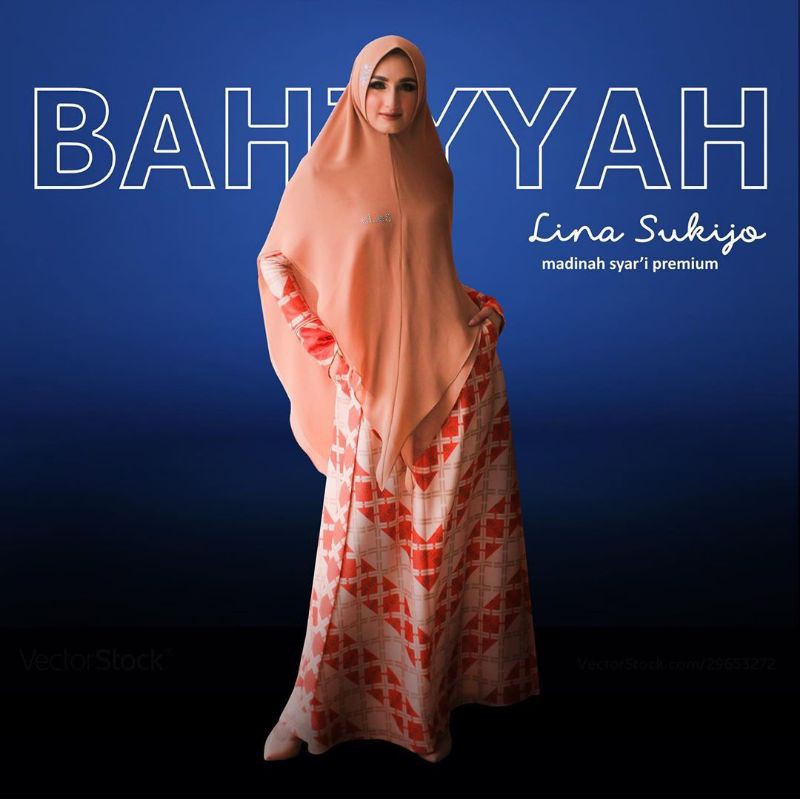 LINA SUKIJO / Bahiyyah Set by eLeS/ set syari/ syari brandid/ syari elegant