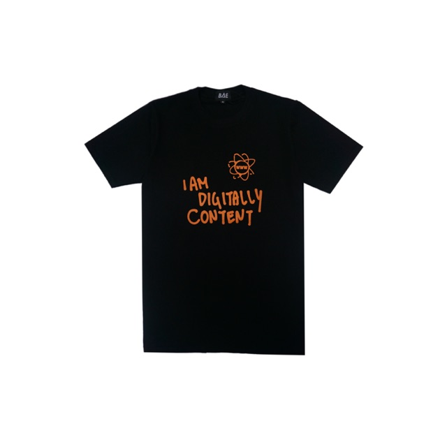 

Bae T-shirt Digitally Content - Black