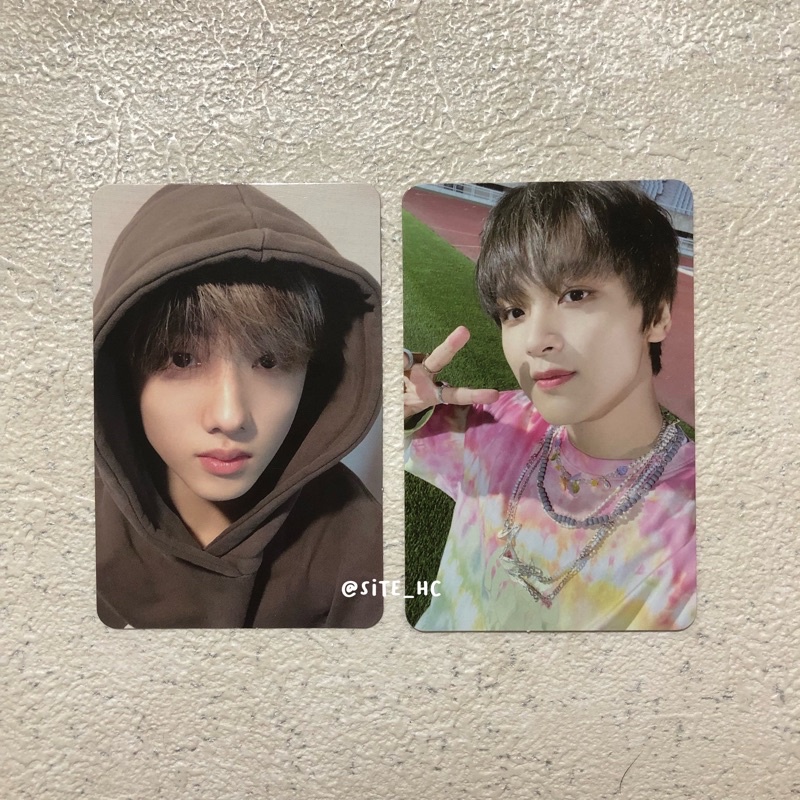 JISUNG KIHNO RELOAD / JISUNG HOODIE COKLAT & HAECHAN HELLO BUNDLE SET PHOTOCARD