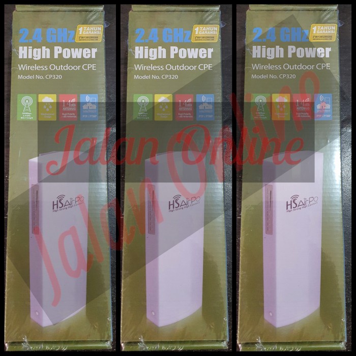 HSAirPo HS airpo CP320 2.4Ghz 500MW Wireless Outdoor CPE