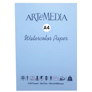 Artemedia Watercolor  paper A4 200gsm 12 lembar sketch 