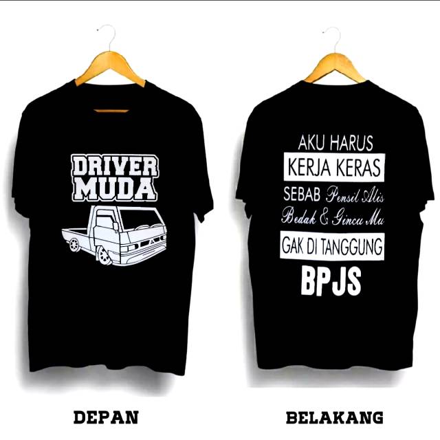 Kaos [DRIVER MUDA] BPJS terbaru simple