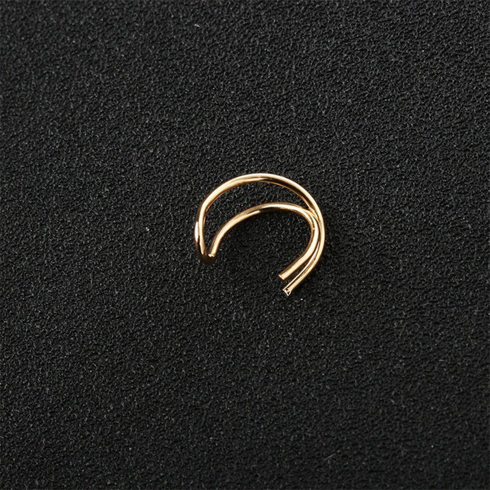 Lily 2PCs Cuff Earrings Aksesoris Pesta Punk Tanpa Tindik