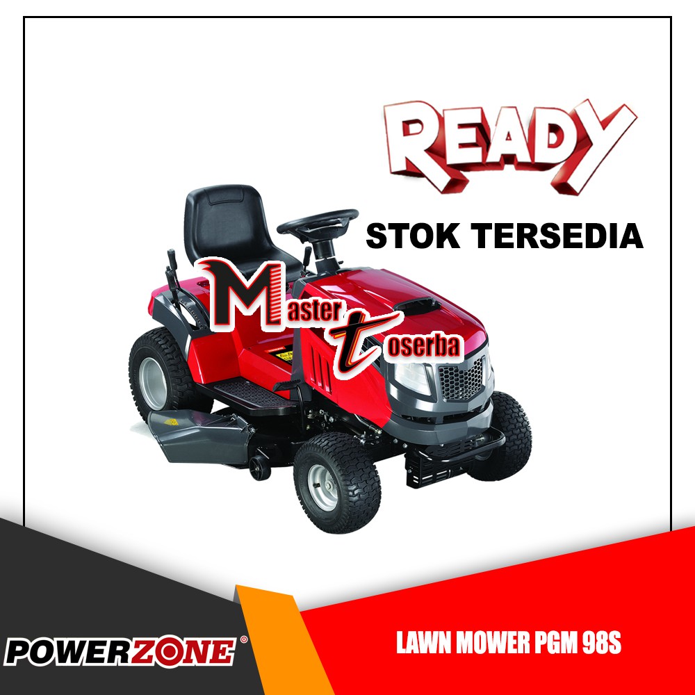 LAWN MOWER TRACTOR MESIN POTONG RUMPUT PGM 98XR 13HP POWERZONE