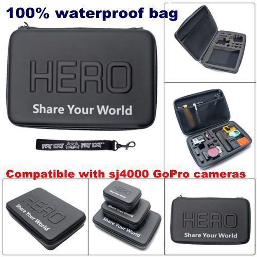 G0YANG HARGA:: HERO Waterproof EVA Tas Bag Big Size Case GoPro Xiaomi Yi Kogan sj400 100%ORIGINAL