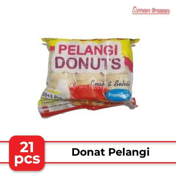 

FROZEN DONAT PELANGI mini isi 20+1