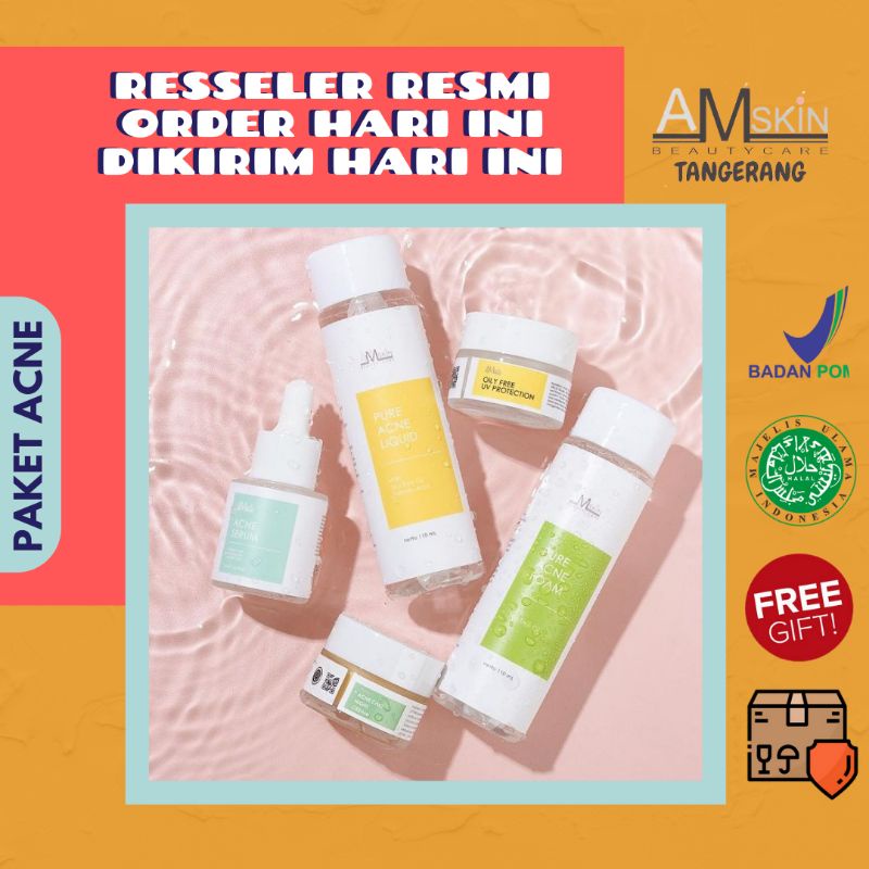 PAKET ACNE AMSKIN BEAUTY CARE | amskinbeautycare