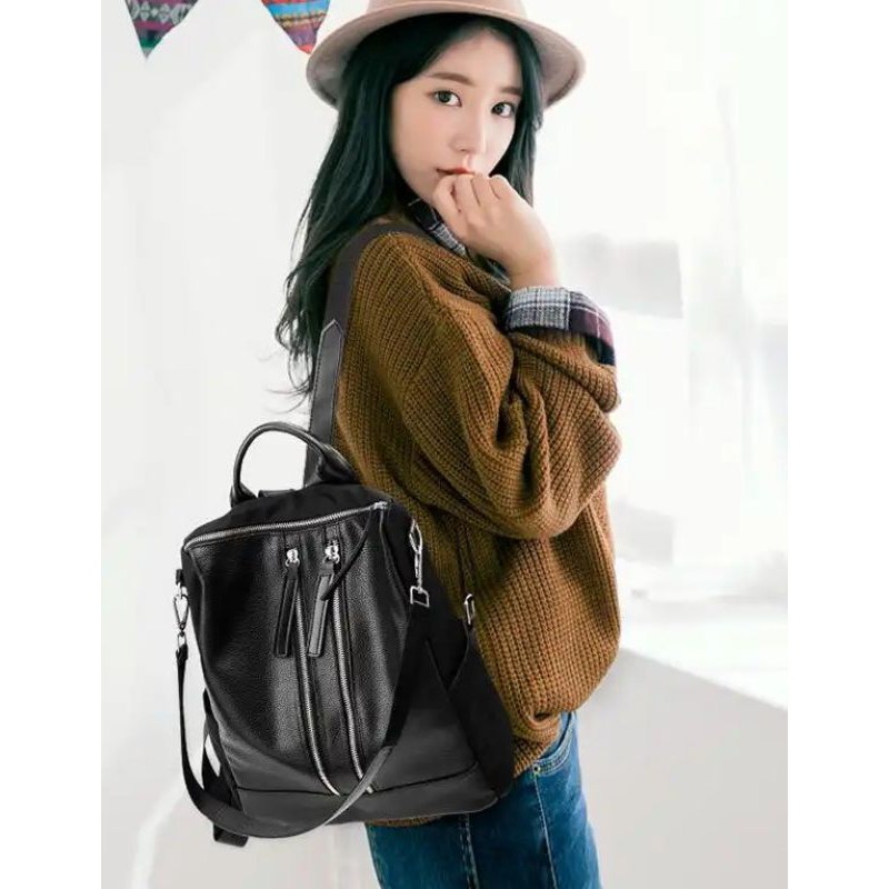 

Kode : ELJ 6133IDR : 145 rb Bahan : Kulit Pu ukuran: 33 x 31 x 15 cm Warna : Black,Blue, Red