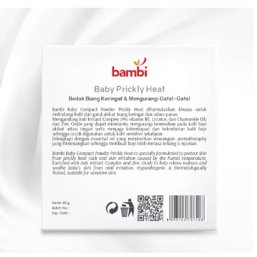 BAMBI Baby Compact Powder Prickly Heat 40gr