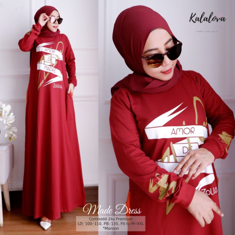 Gamis Kaos Import Premium Terbaru Jumbo. Gamis Bahan Halus Adem Sejuk Di Kulit