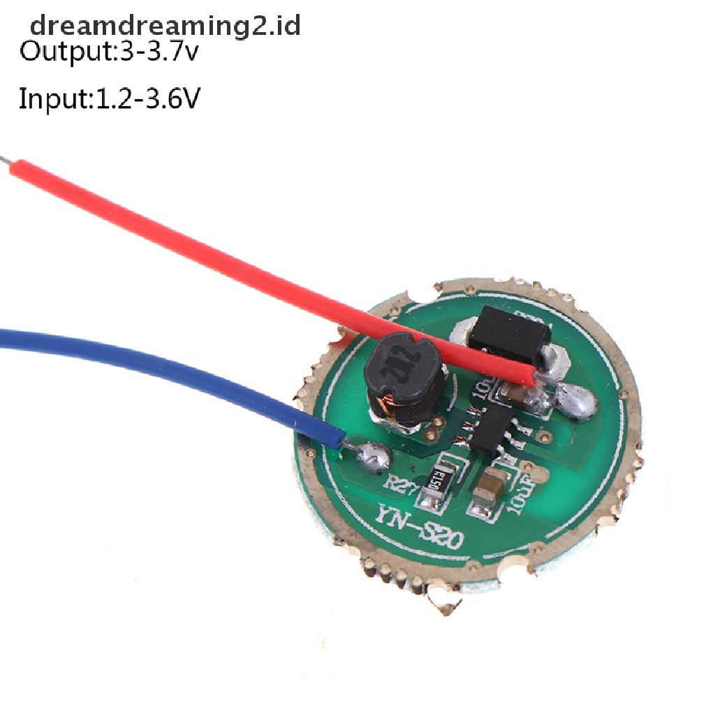 (LIKE) 1pc Driver Lampu Senter LED 3W 17mm / 20mm DC3.7V 1 Mode 5 Mode