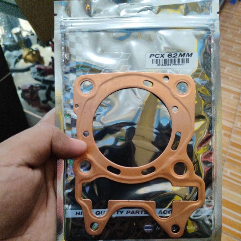 PAKING HEAD TEMBAGA GF RACING VARIO 125 VARIO 150 PCX 62 MM 62mm