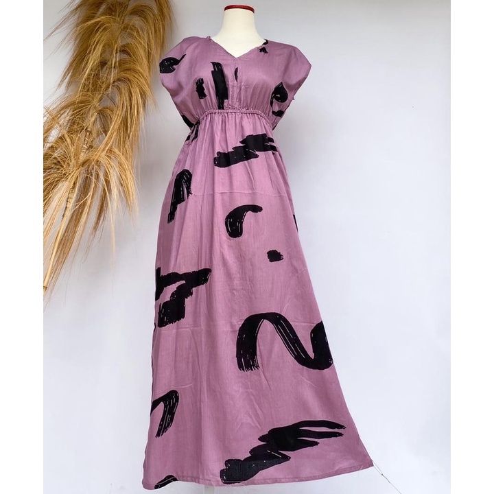 DASTER/DRES MANOHARA ETHNIK & BUNGA PANJANG JEPUN BALI-kuas plum