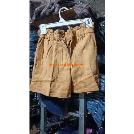 Hotpants Jeans P&amp;B Pendek Wanita || Outfit Hotpants Kancing 2 Saku Tempel Pocket