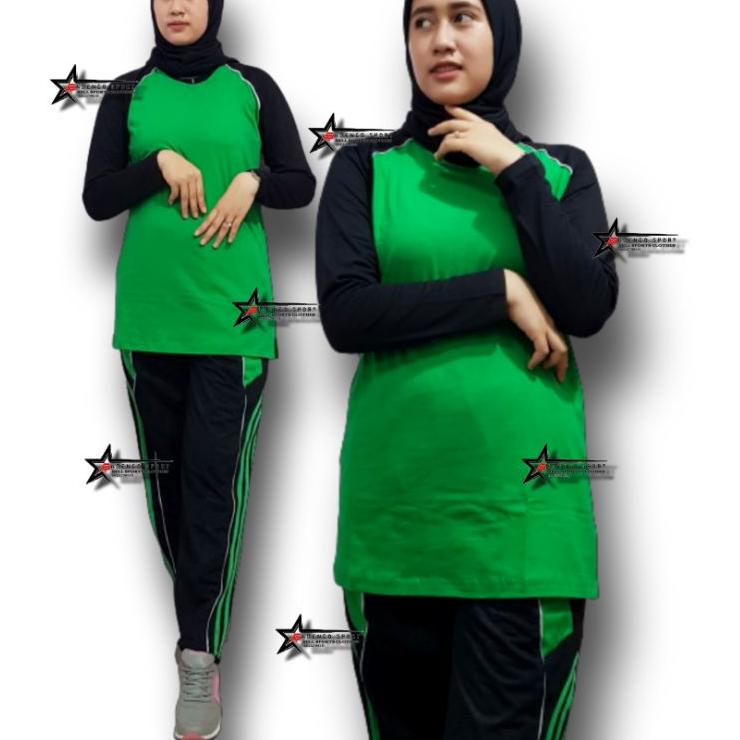 ➬ Setelan Baju Olahraga Wanita muslimah / setelan baju senam muslimah / setelan olahraga muslimah ➴