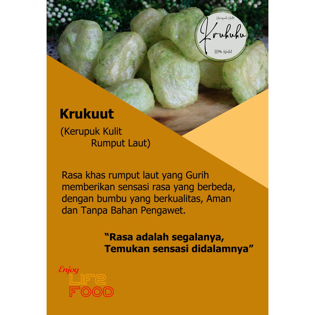 

KRUKUUT (Kerupuk Kulit Rumput Laut)