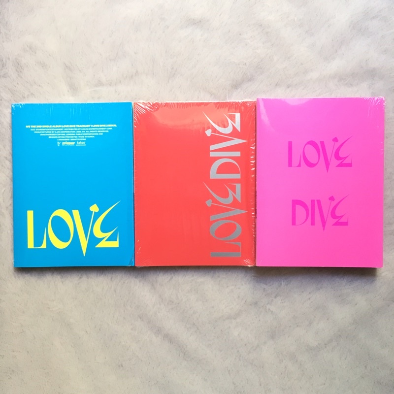 IVE Love Dive Album Only + Poster