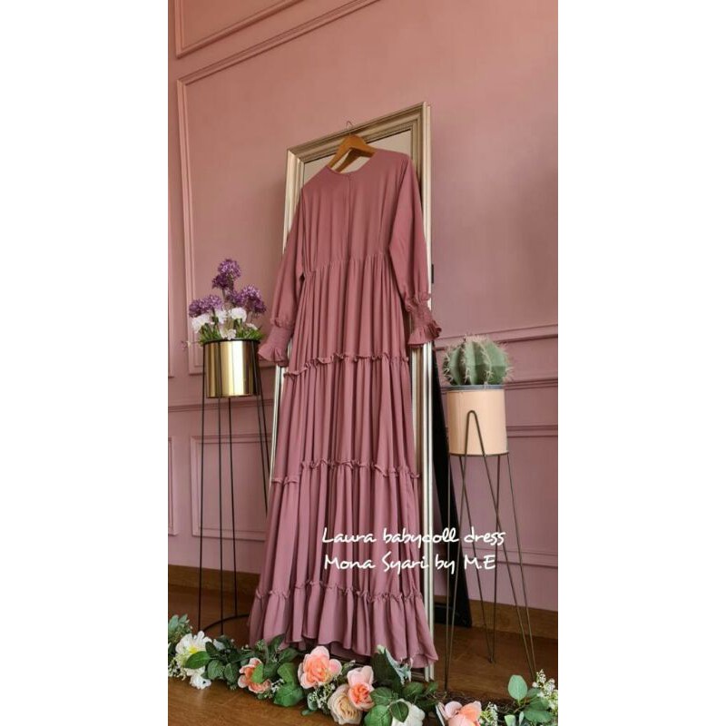 Gamis New Laura Mona syar'i by ME