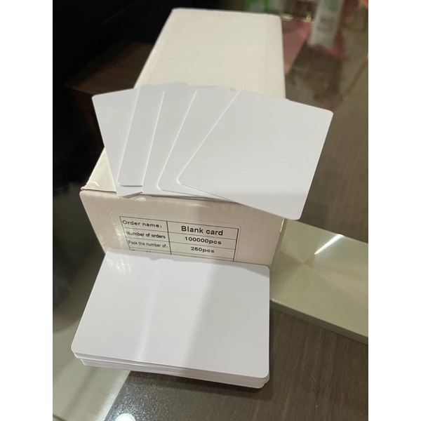 

kartu noco/kartu pvc/blank card id pvc/kartu polos