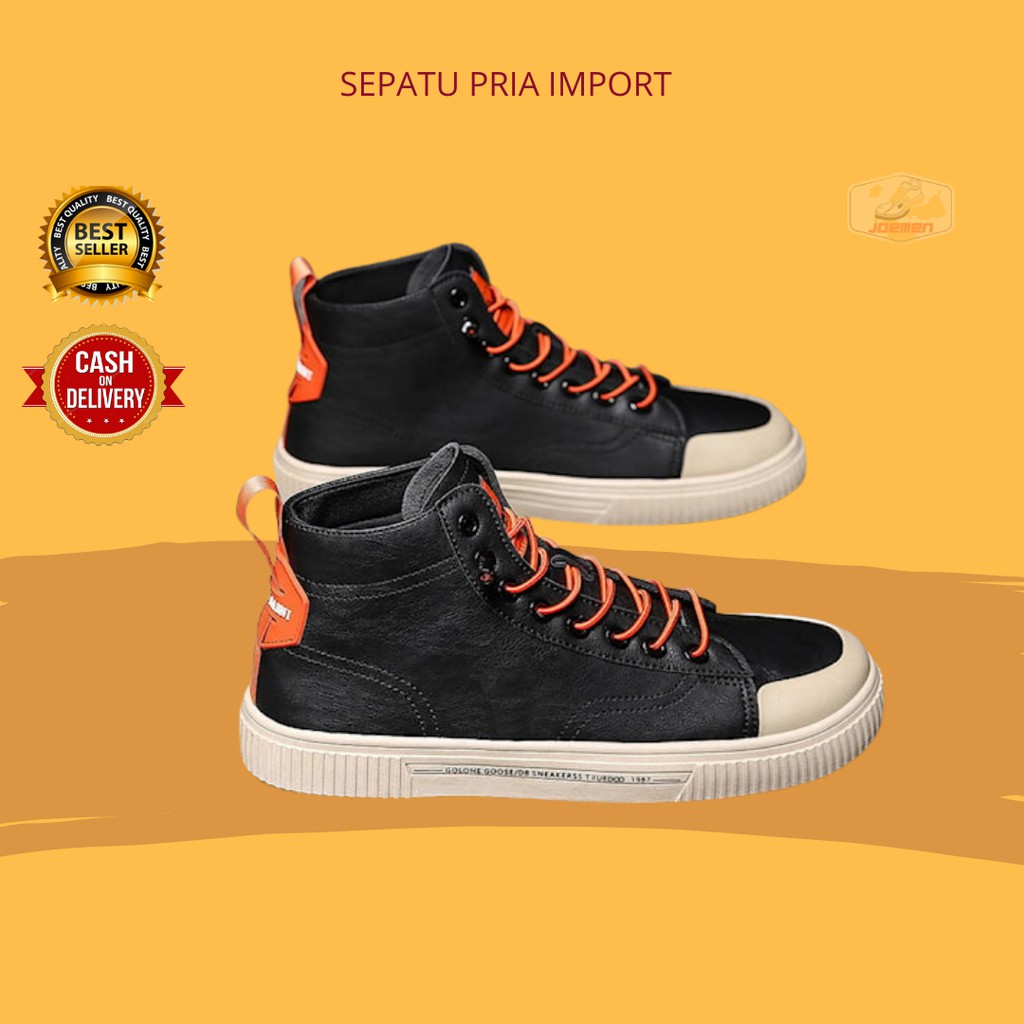 Sepatu Pria import A5-CTN Terbaru Import KOREA Sporty sneakers kulit terbaru boots
