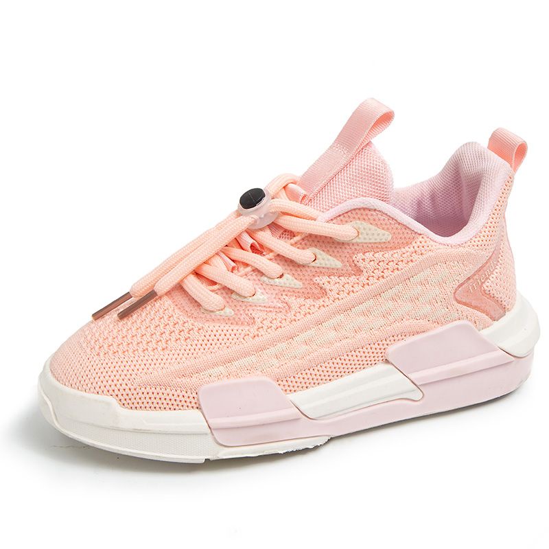 [GROSIR][COD] SEVEN_DAY SEPATU RAJUT SNEAKERS ANAK-ANAK UNTUK USIA 2-9 TAHUN BOY &amp; GIRL PINK WM2316