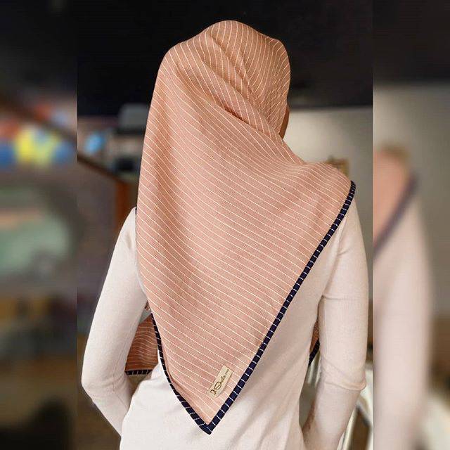 hijab segi empat motif cotton drop shafa spf series
