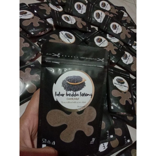 LULUR BEDA LOTONG  KERING VIRAL ISI 50GR//LULUR HITAM VIRAL