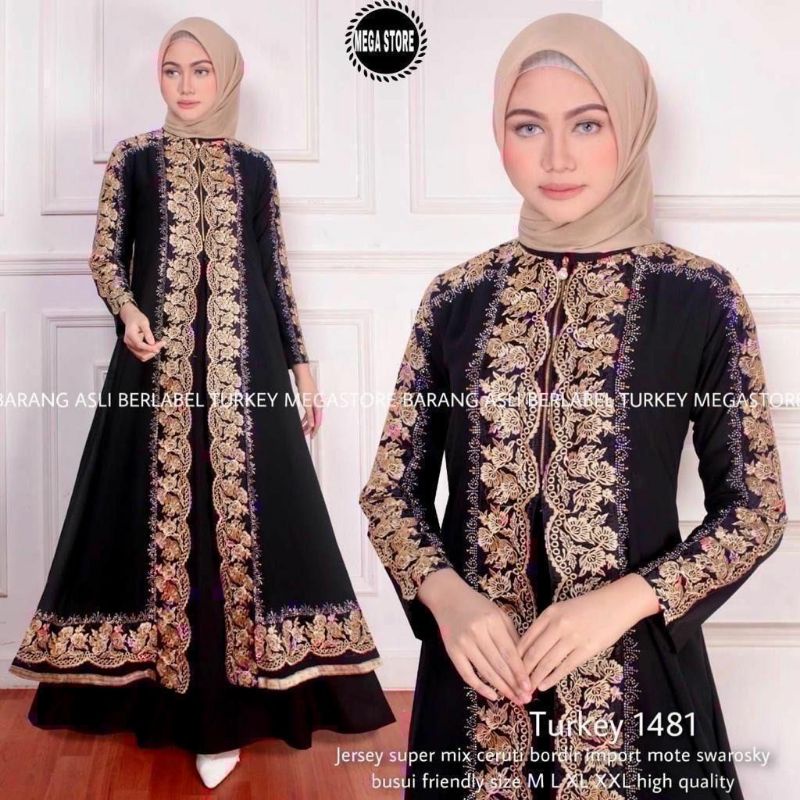 Dress Muslim Gamis TURKEY 1481