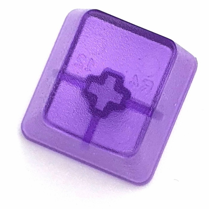 Keycap CLV 1U purple polos blank replacement keyboard button tombol