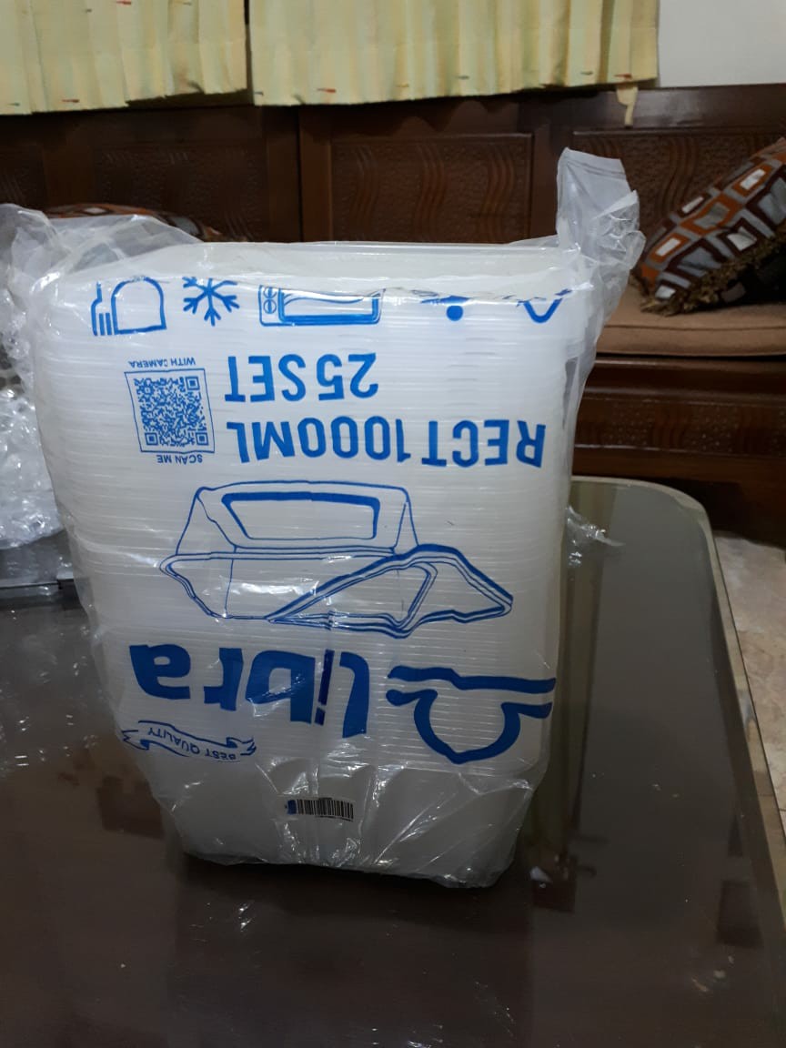 Thinwall 1000 Ml Bulat Murah Mangkuk 1000ml + Tutup Terlaris