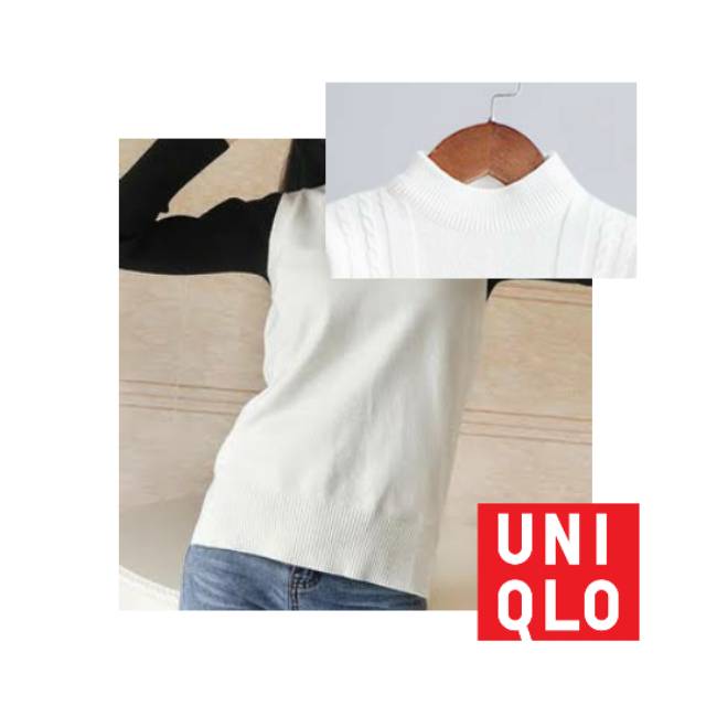 Rajut lengan pendek Original Uniqlo