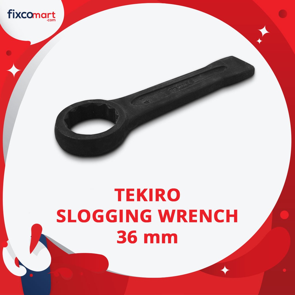 Tekiro Kunci Ring Impact 36 Mm / Tekiro Kunci Ring Pukul / Tekiro Slogging Wrench