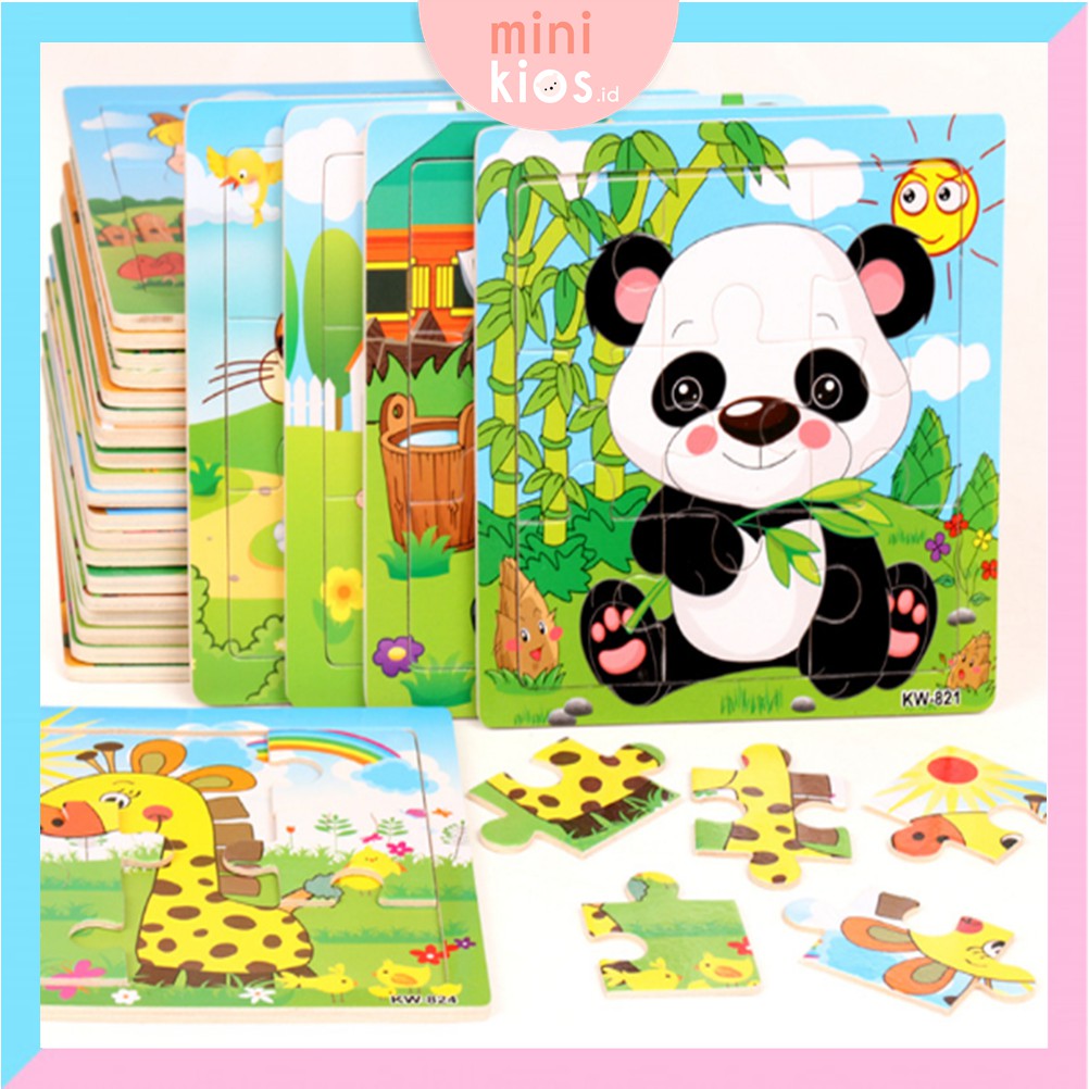 Puzzle Mainan Anak  9 Kotak