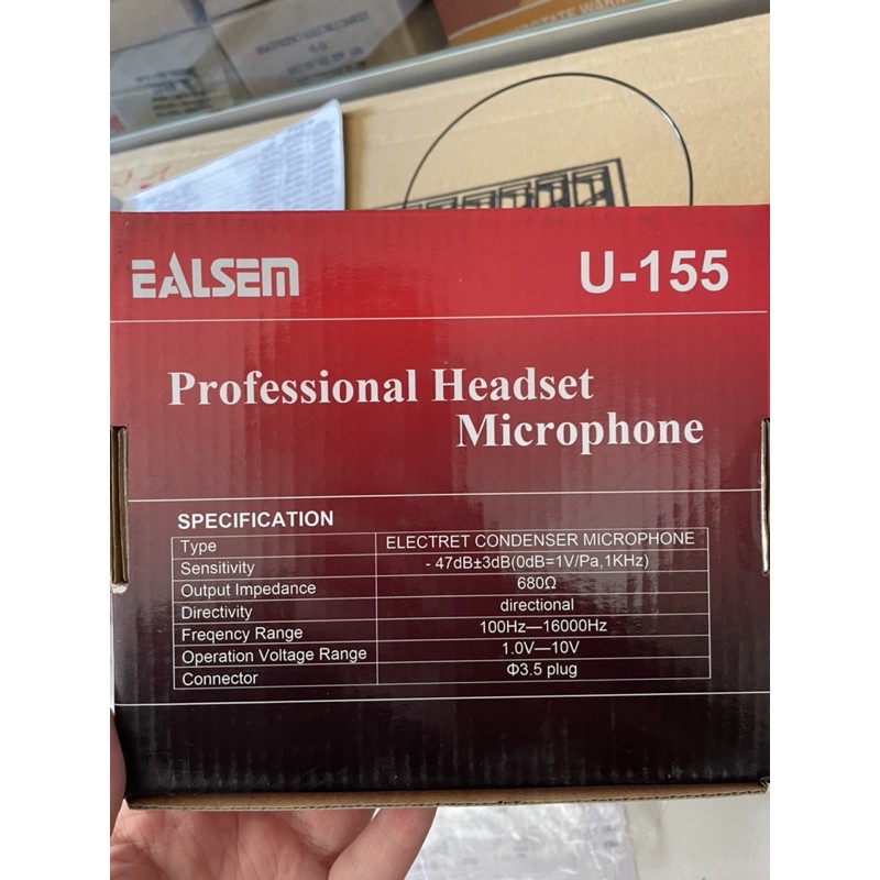 HEADSET MICROPHONE U-155 EALSEM