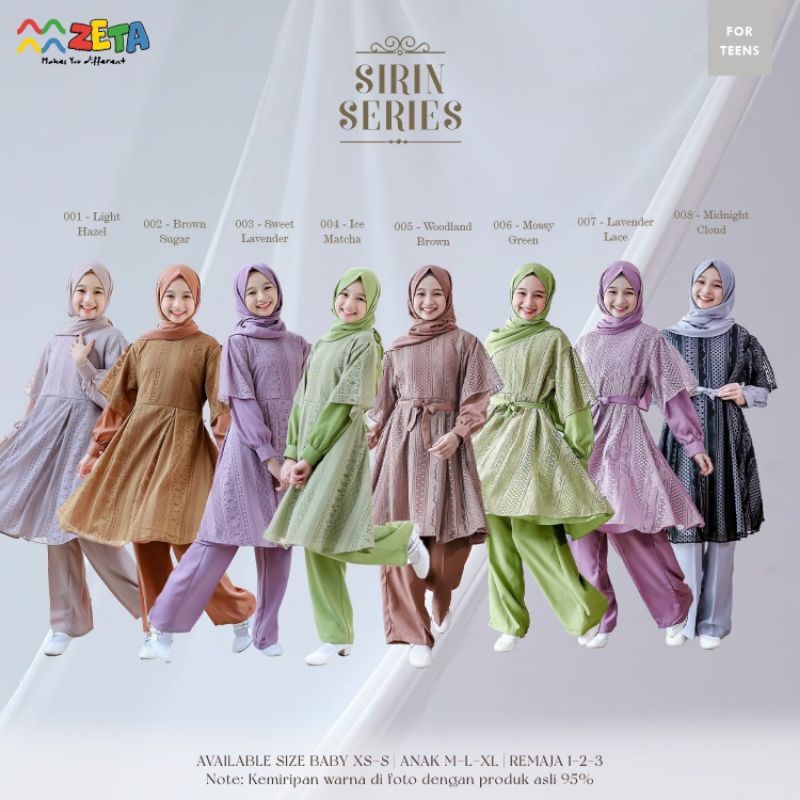 Setelan Celana Anak Sirin series by Zeta