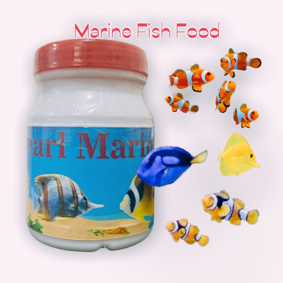 PELET IKAN LAUT CRYSTAL PEARL MARINE - PAKAN IKAN HIAS AIR LAUT
