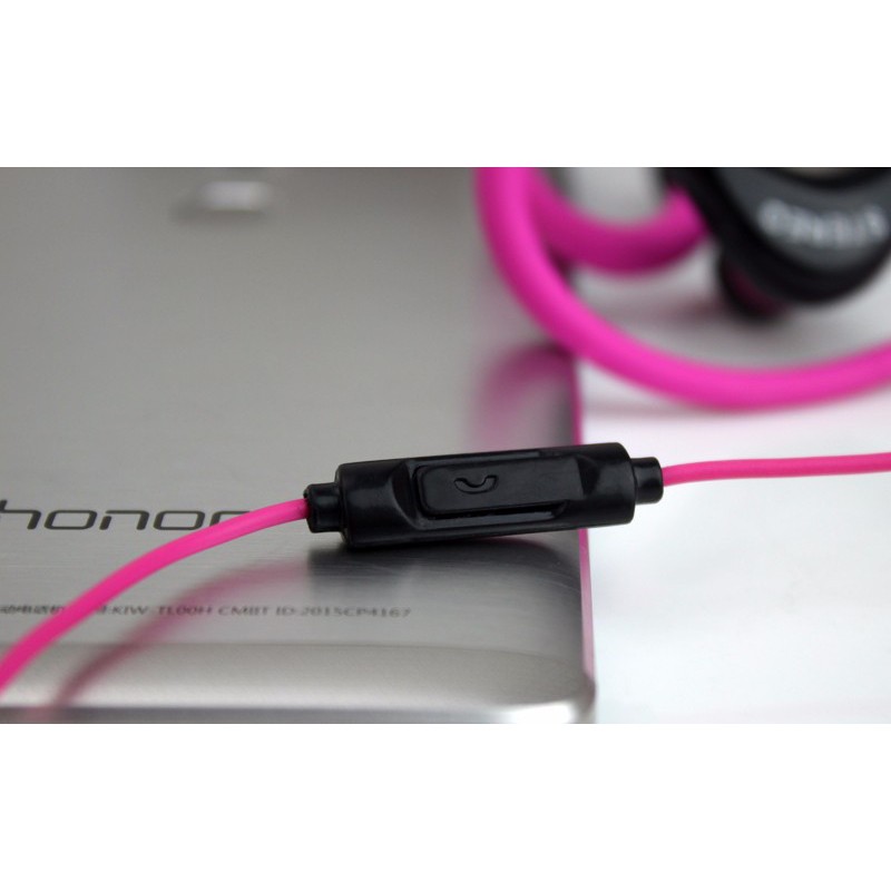 Earphone Sport Extra Bass Handsfree dengan Microphone - Black