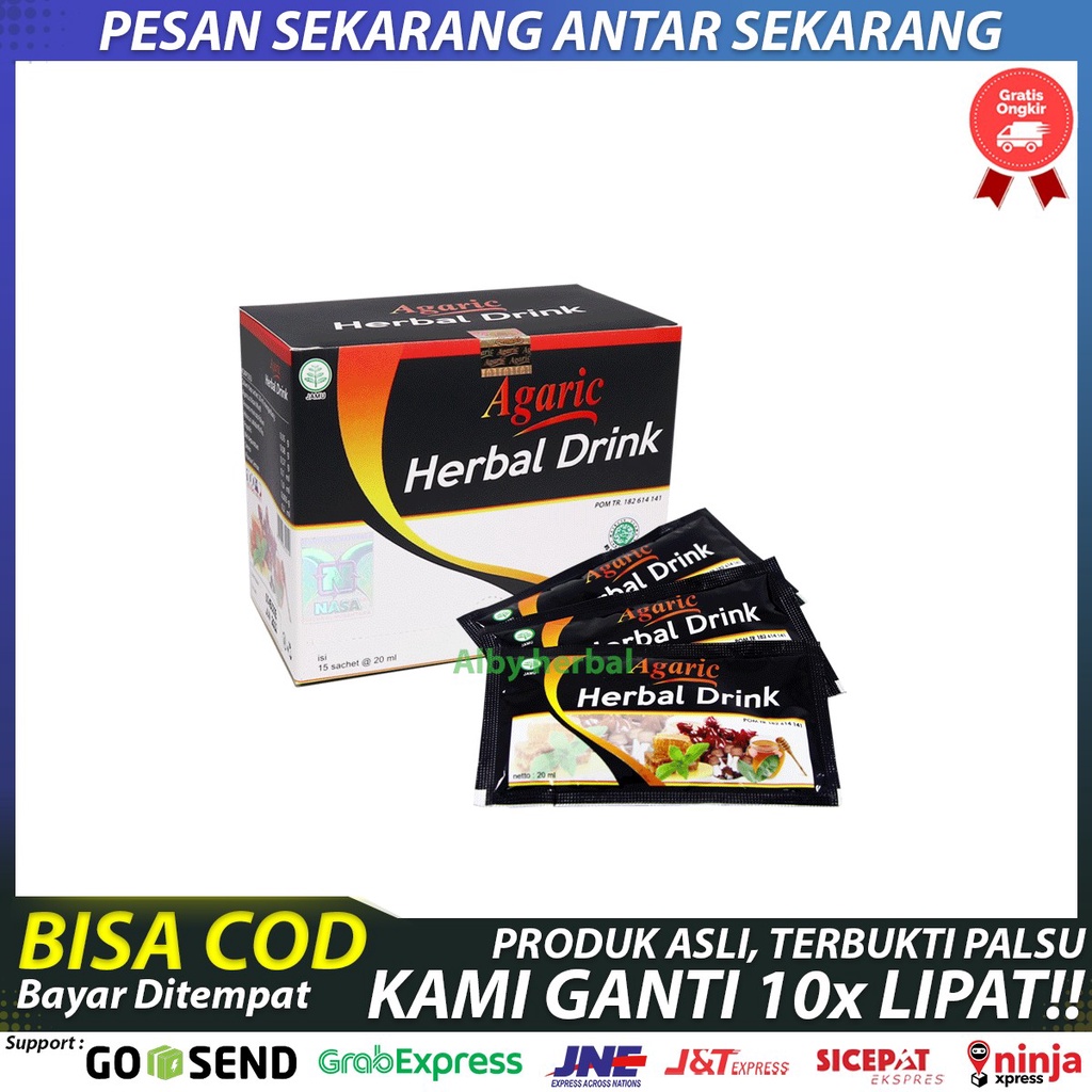 

Agaric Herbal Drink - Minuman Herbal - Minuman Peningkat Stamina + Imun Tubuh - Penetralisir Racun