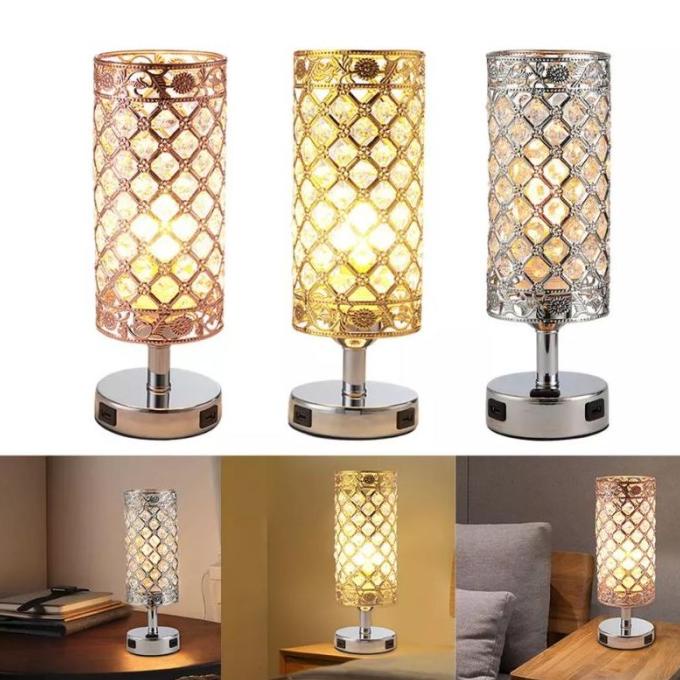 Lampu Tidur/Lampu Meja/ Lampu Tidur Crystal Crystal Table Lamp, Stand Rismasaputrii