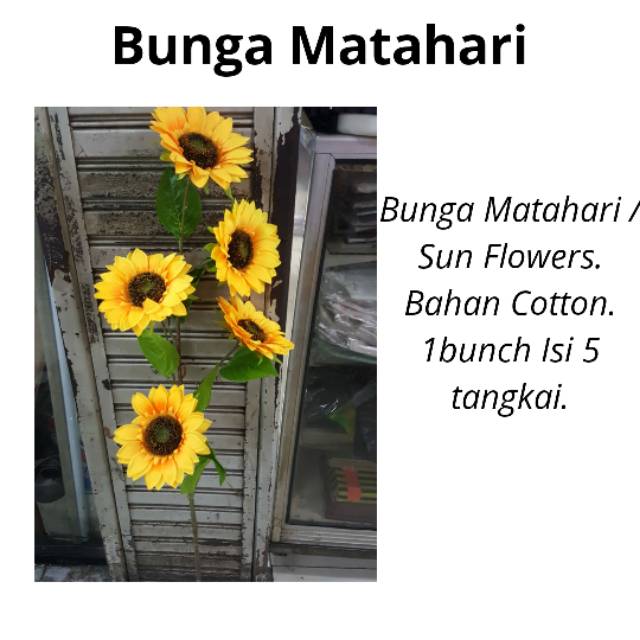 Bunga Matahari / Bunga Artificial