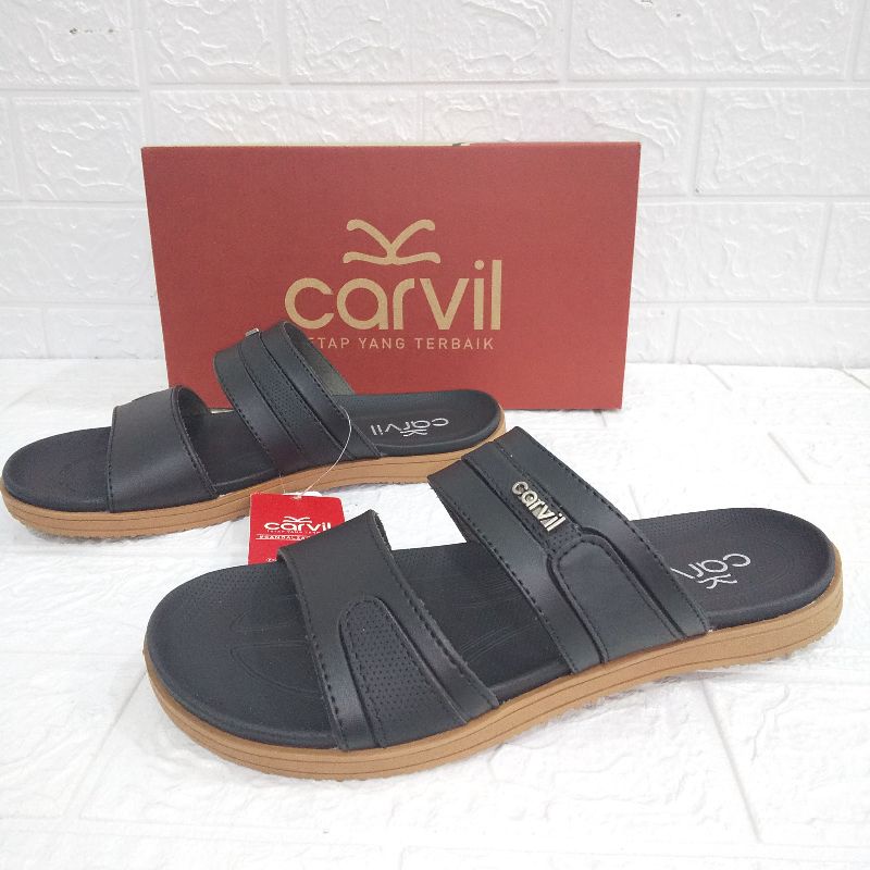 Sandal Slide tali dua Carvil Welton 02 | Sandal Harian Carvil | Sandal Kasual Carvil