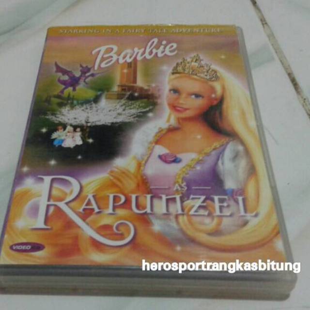 Vcd rapunzel  barbie original